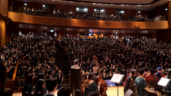 HKU holds Inauguration Ceremony for New Students 2022-23